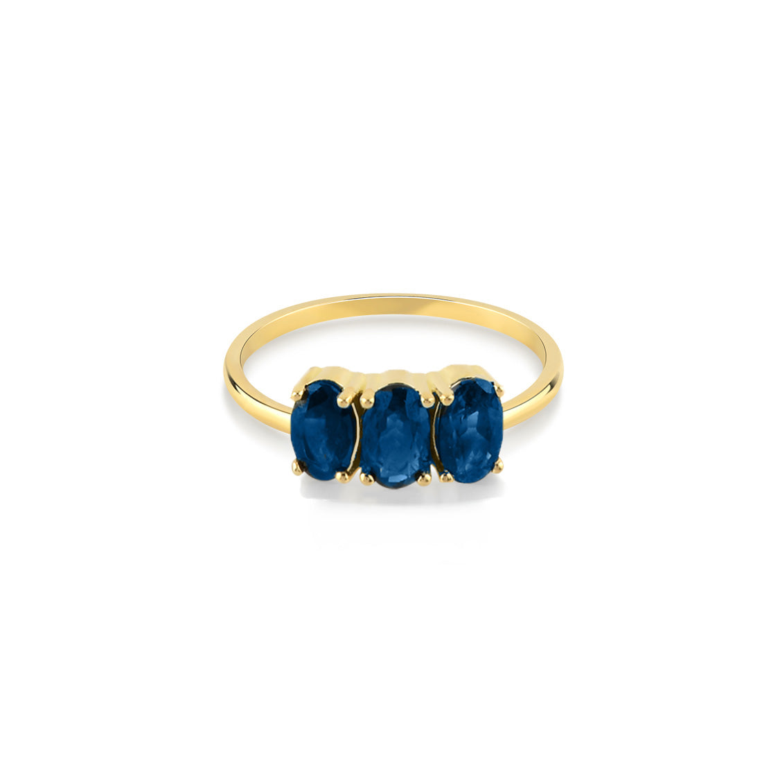 Dumom Large Blue Sapphire Ring