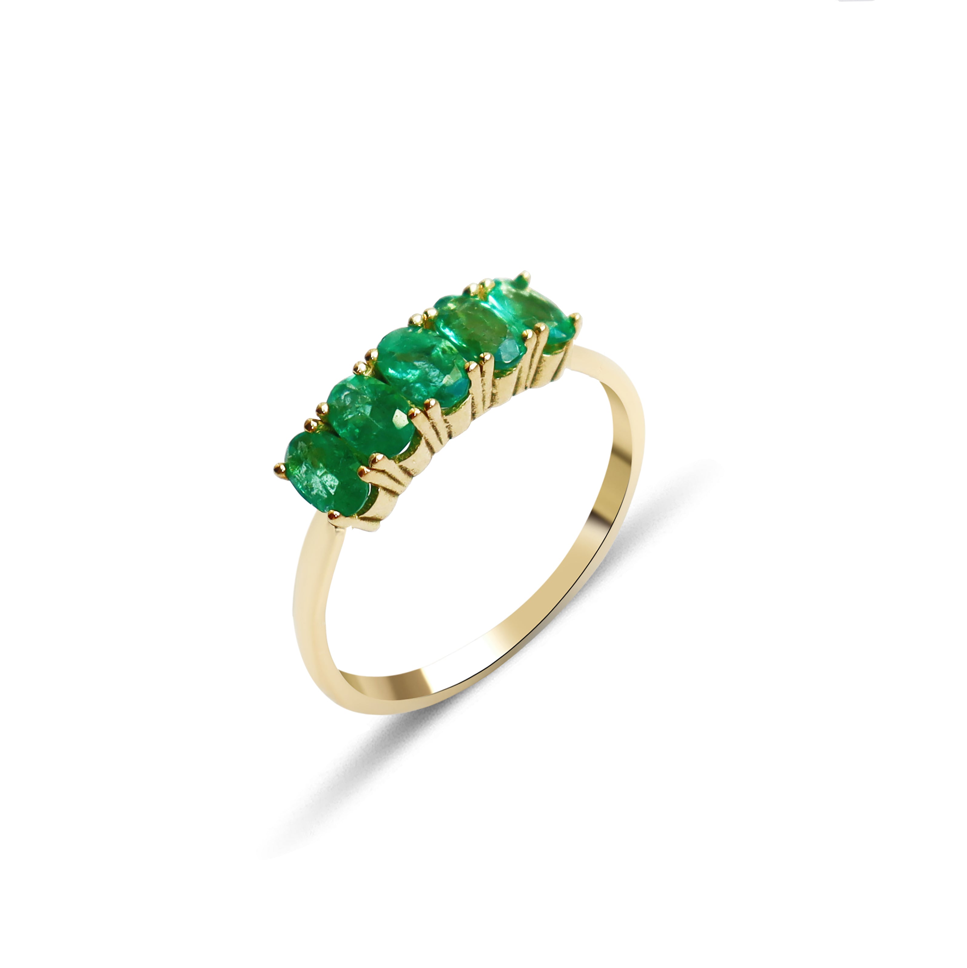 Dumom 5 Ring - Emerald