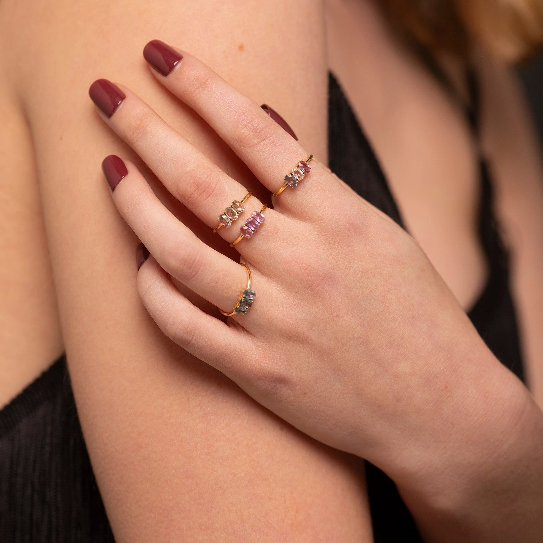 Dumom Pink Sapphire Ring