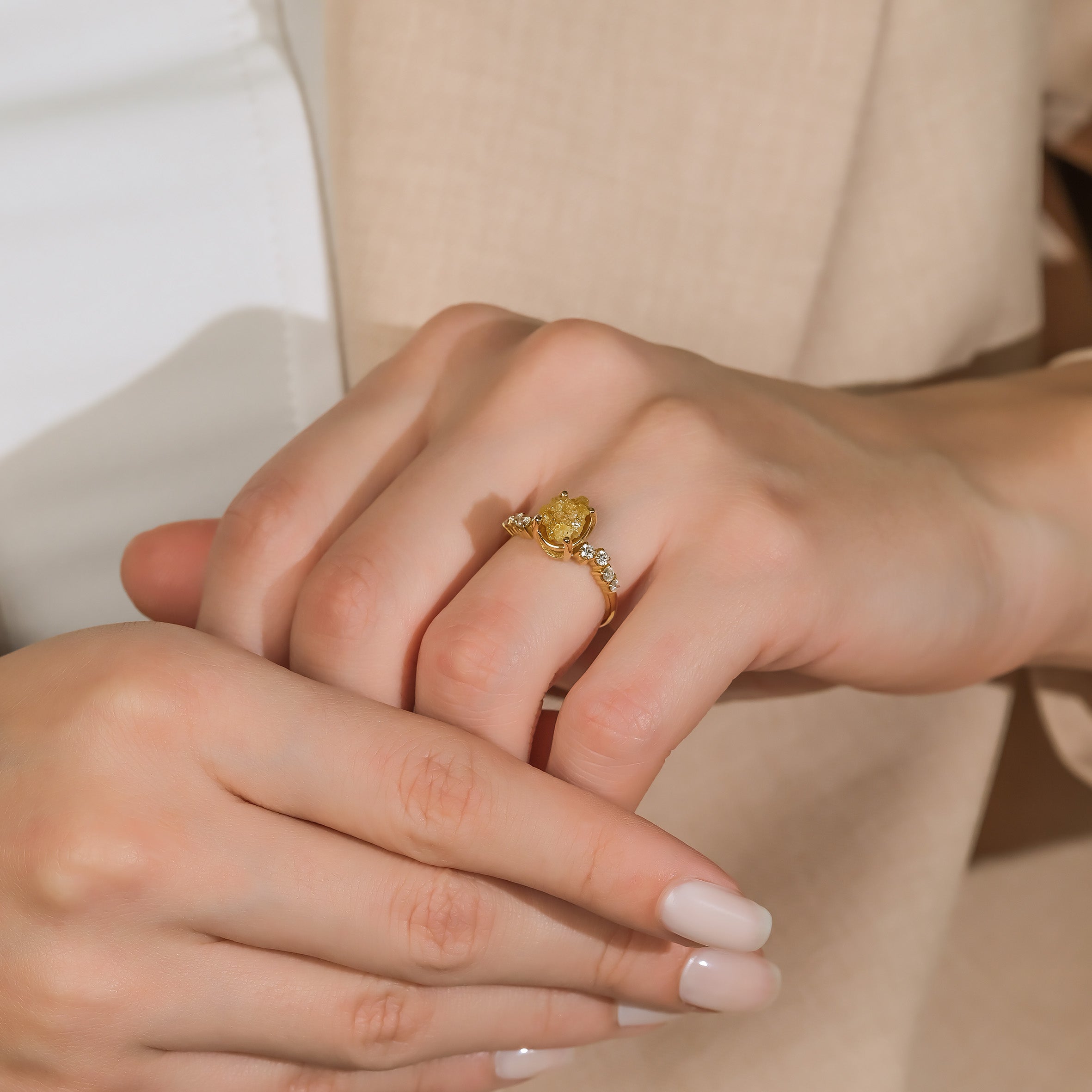 Sonia Rough Diamond Ring