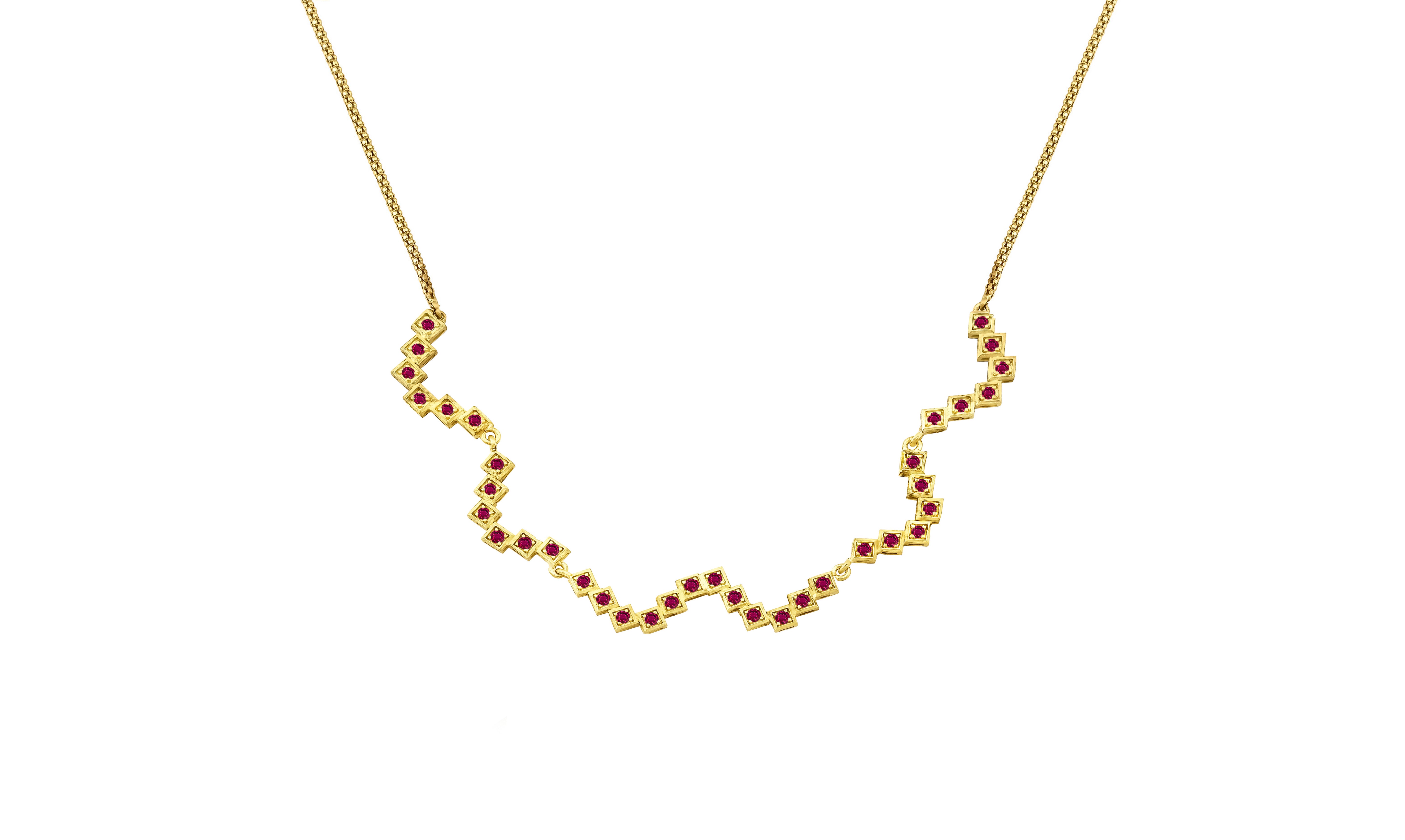 Rhea Necklace - Ruby