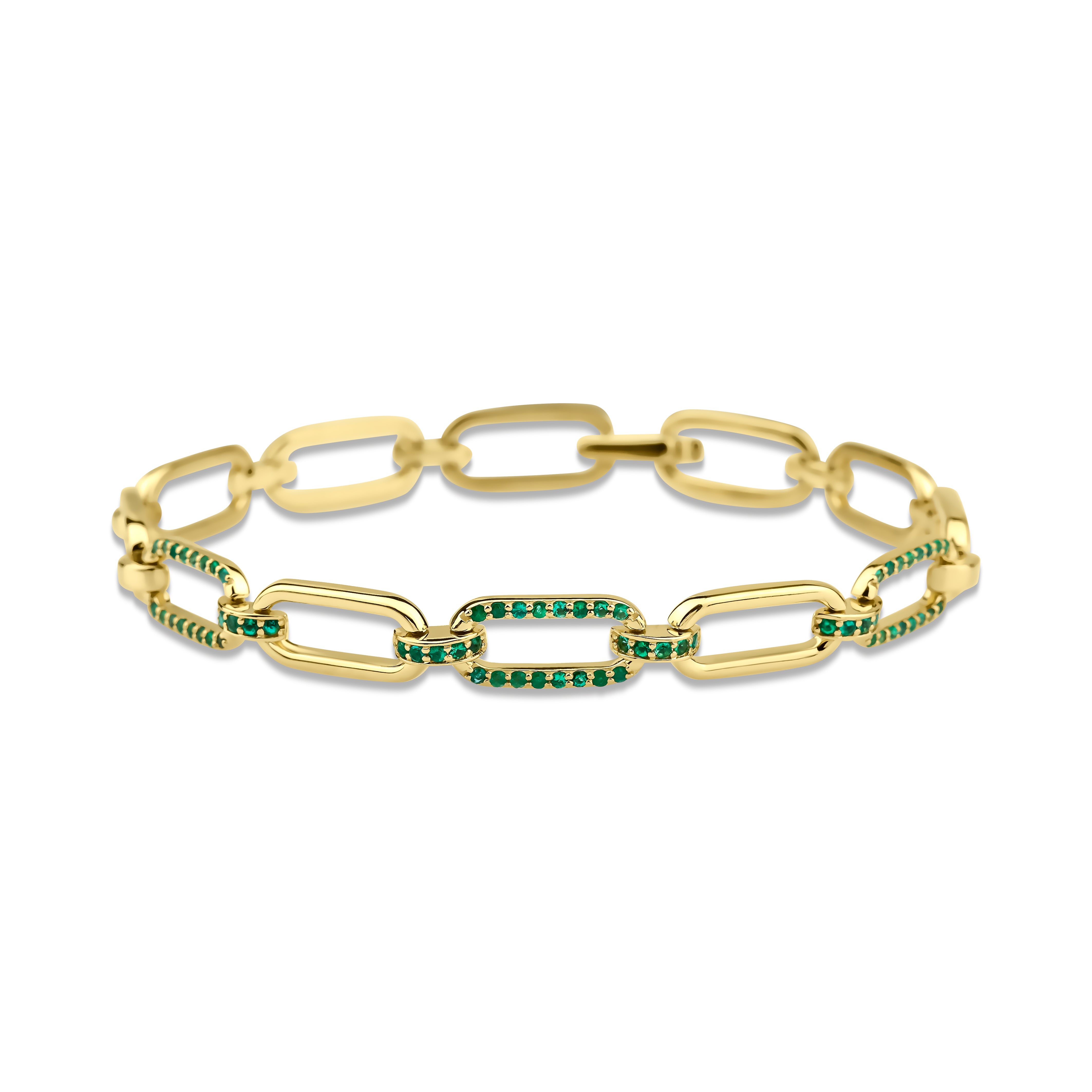 Ekta Bracelet - Emeralds