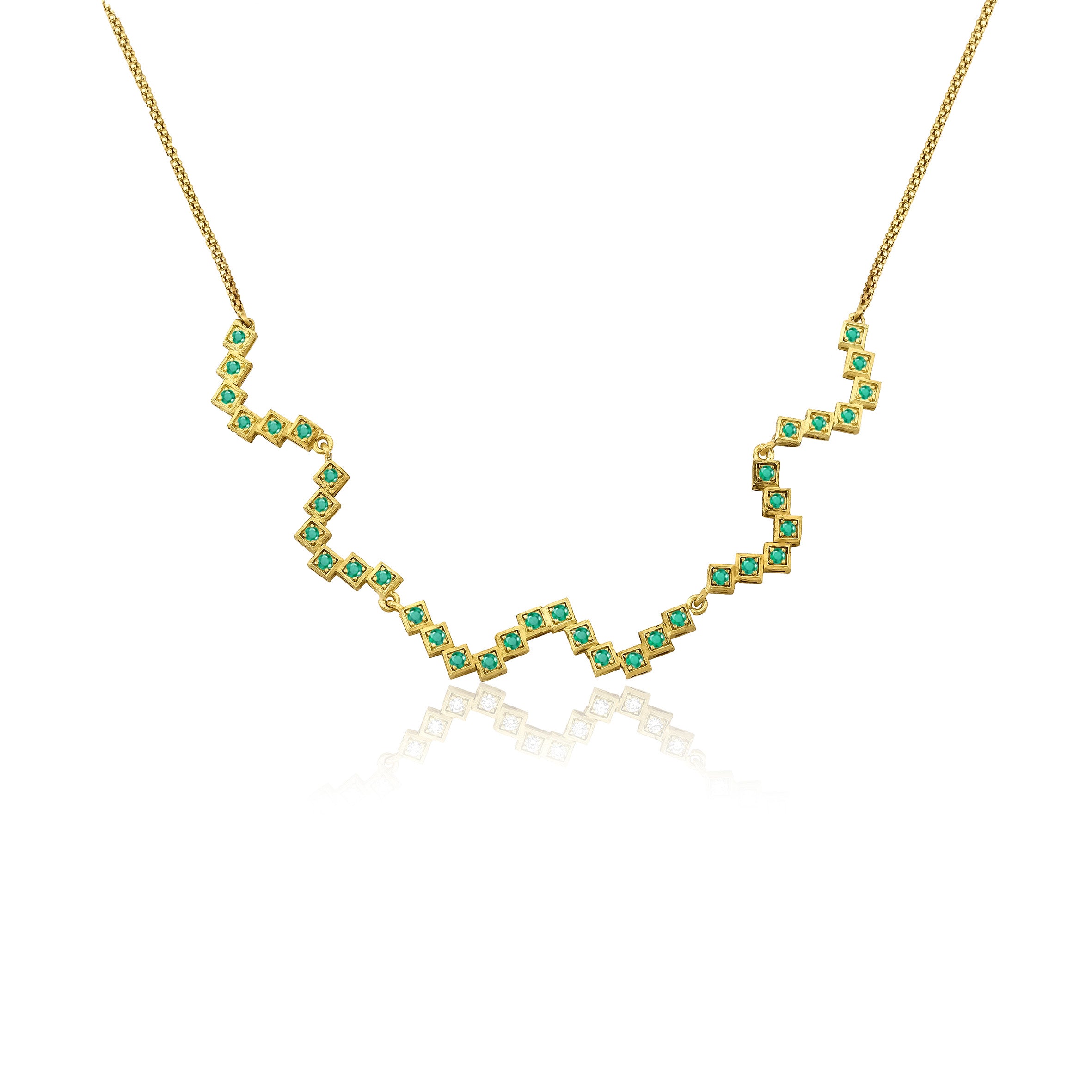 Rhea Necklace - Emerald