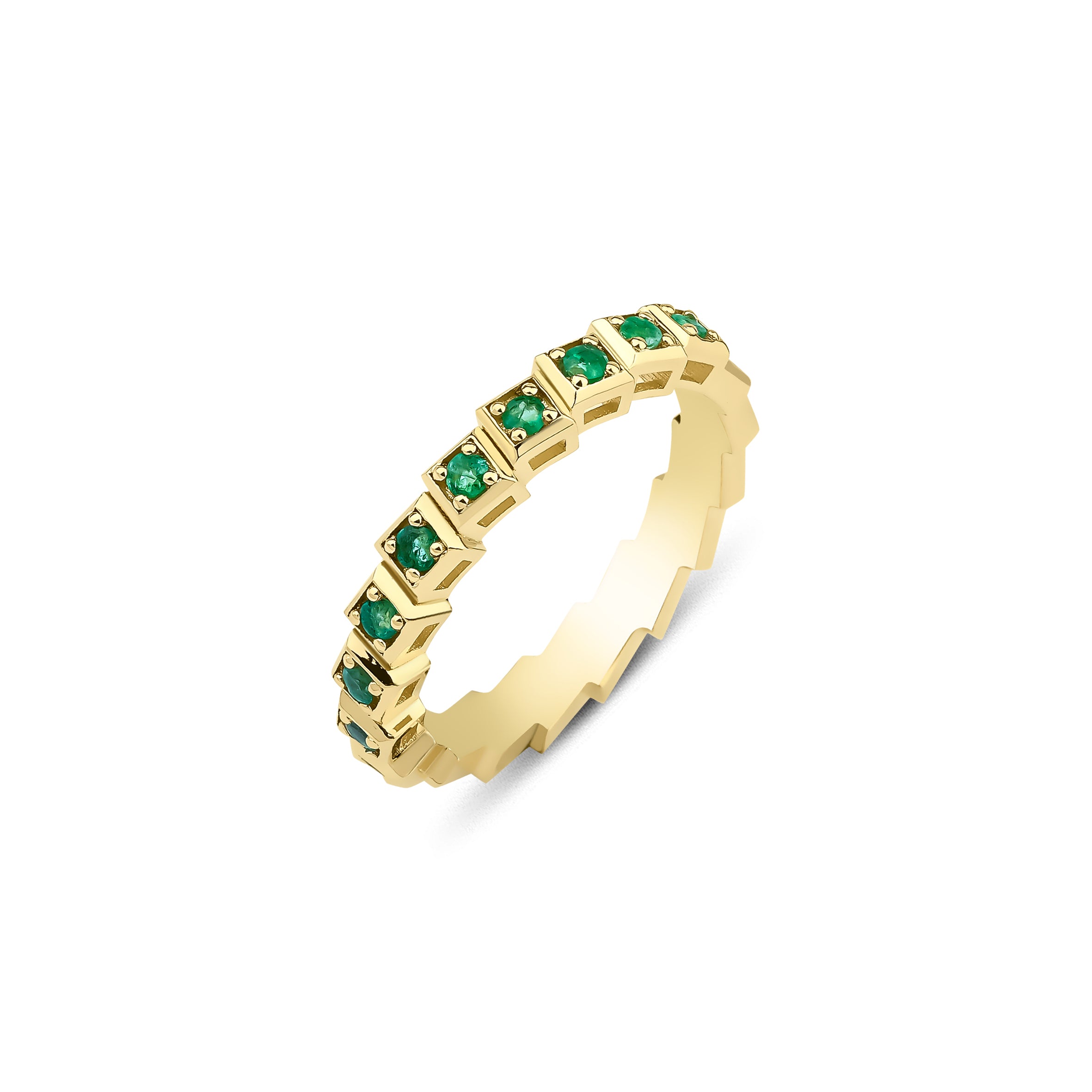 Rhea Emerald Ring