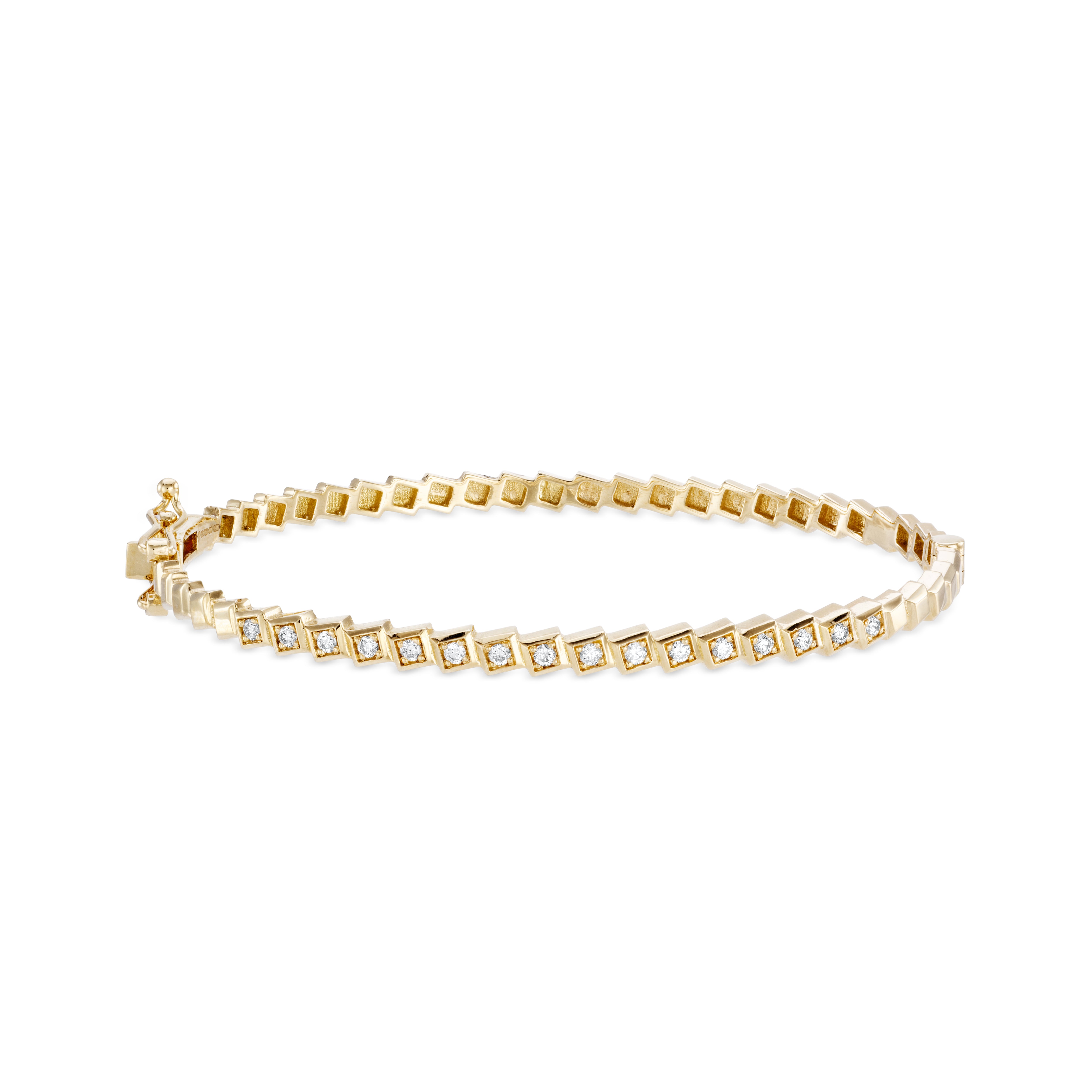 Rhea Diamond Bangle - Nilufer Fine Jewellery