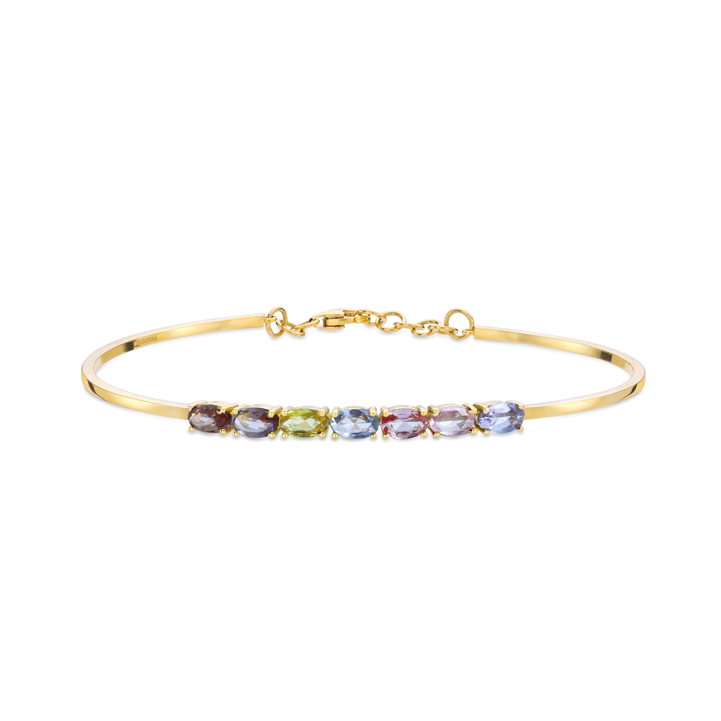 Dumom Bangle - Pastel Sapphires