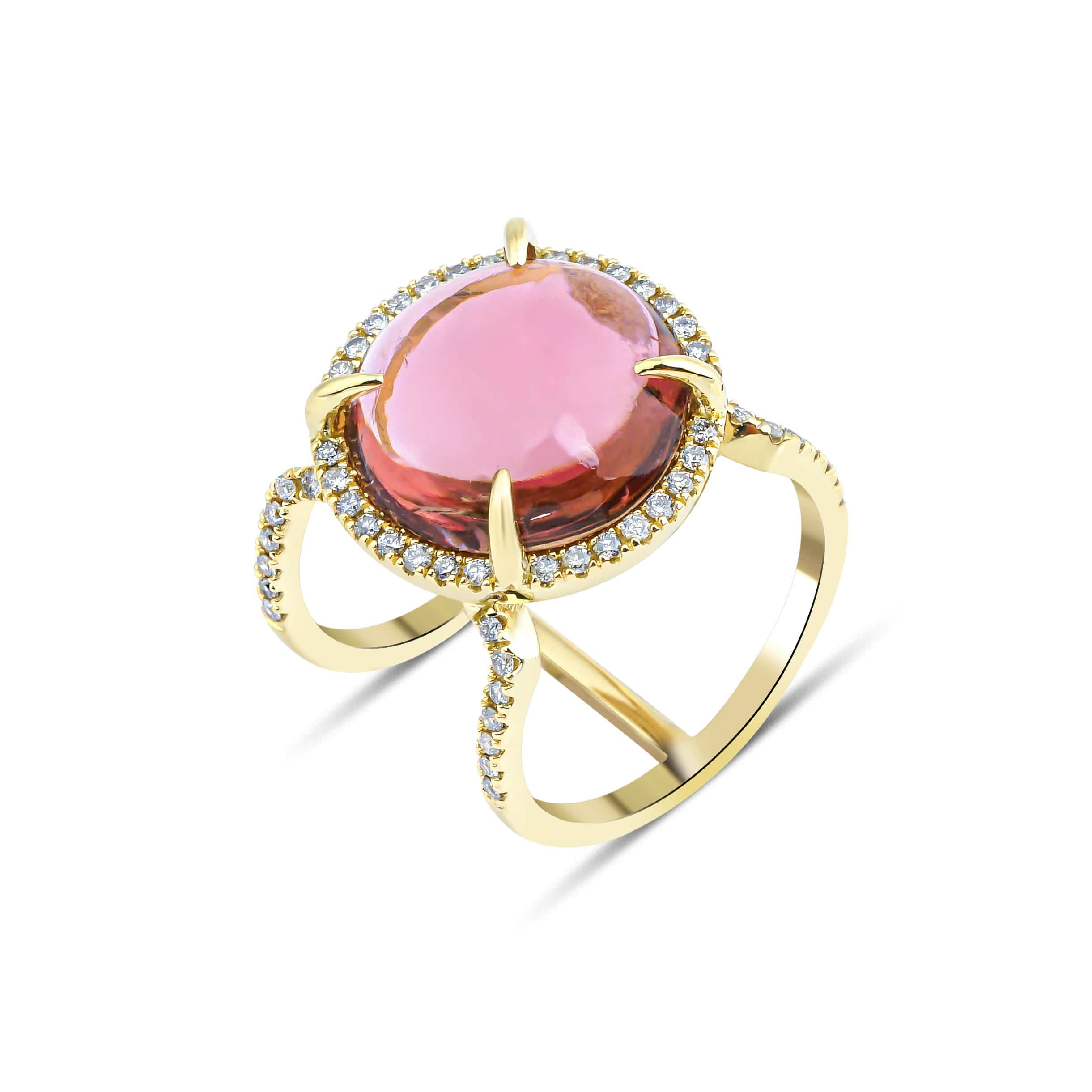 Artisia Rose Cocktail Ring - Nilufer Fine Jewellery