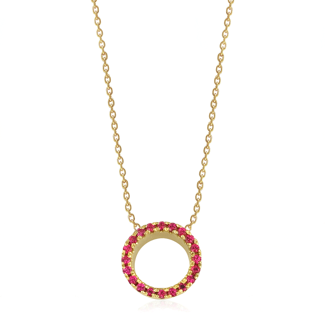 GFG Jewellery Necklace Claire Necklace - Ruby