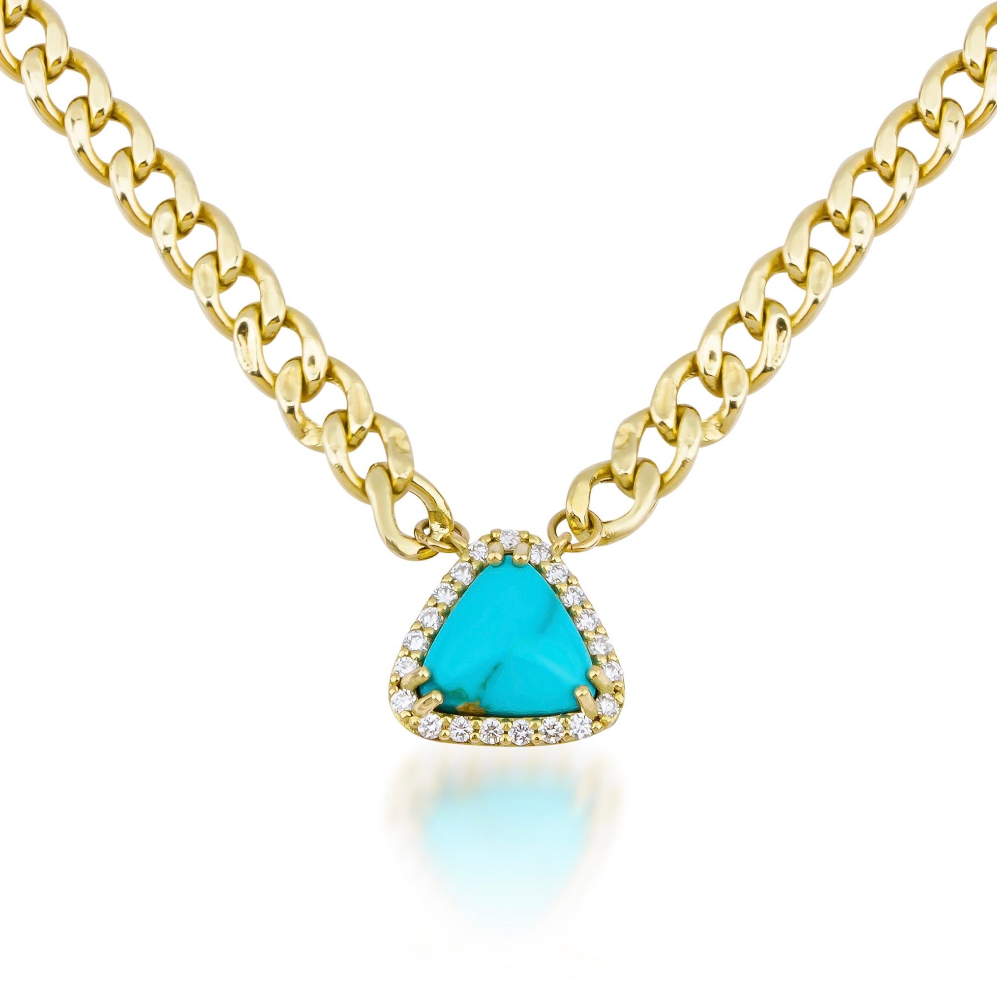 Halo Turquoise Necklace